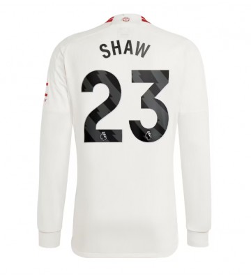Manchester United Luke Shaw #23 Koszulka Trzecich 2023-24 Długi Rękaw